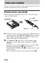 Предварительный просмотр 32 страницы Sony MZ-R701 Operating Instructions Manual