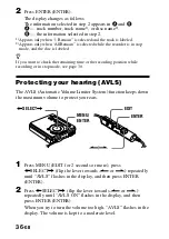 Предварительный просмотр 36 страницы Sony MZ-R701 Operating Instructions Manual