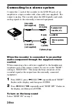 Предварительный просмотр 38 страницы Sony MZ-R701 Operating Instructions Manual