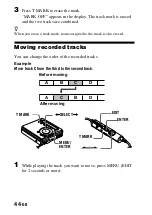 Предварительный просмотр 44 страницы Sony MZ-R701 Operating Instructions Manual