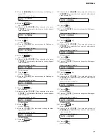 Предварительный просмотр 37 страницы Sony MZ-R910 Service Manual