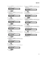 Предварительный просмотр 43 страницы Sony MZ-R910 Service Manual