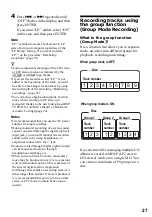 Предварительный просмотр 27 страницы Sony MZ-S1 SonicStage v1.5 Operating Instructions Manual