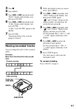 Предварительный просмотр 41 страницы Sony MZ-S1 SonicStage v1.5 Operating Instructions Manual