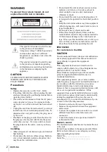 Preview for 2 page of Sony N700 - SLV - VCR Operating Instructions Manual