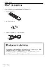 Preview for 6 page of Sony N700 - SLV - VCR Operating Instructions Manual