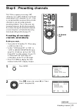 Preview for 23 page of Sony N700 - SLV - VCR Operating Instructions Manual