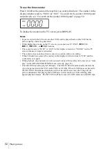 Preview for 32 page of Sony N700 - SLV - VCR Operating Instructions Manual