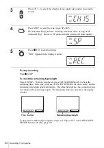 Preview for 34 page of Sony N700 - SLV - VCR Operating Instructions Manual