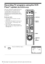 Preview for 36 page of Sony N700 - SLV - VCR Operating Instructions Manual