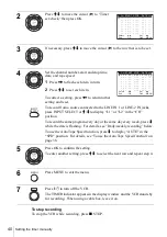 Preview for 40 page of Sony N700 - SLV - VCR Operating Instructions Manual