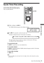 Preview for 45 page of Sony N700 - SLV - VCR Operating Instructions Manual