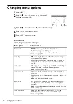 Preview for 52 page of Sony N700 - SLV - VCR Operating Instructions Manual