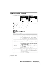 Preview for 92 page of Sony N71 Operating Instructions Manual