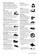 Preview for 3 page of Sony N900 - SLV - VCR Operating Instructions Manual