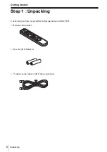 Preview for 6 page of Sony N900 - SLV - VCR Operating Instructions Manual