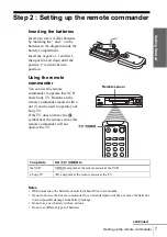 Preview for 7 page of Sony N900 - SLV - VCR Operating Instructions Manual