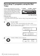 Preview for 48 page of Sony N900 - SLV - VCR Operating Instructions Manual