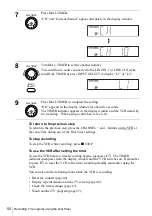 Preview for 50 page of Sony N900 - SLV - VCR Operating Instructions Manual