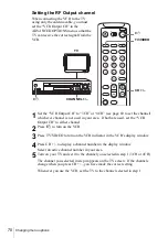 Preview for 70 page of Sony N900 - SLV - VCR Operating Instructions Manual