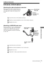 Preview for 73 page of Sony N900 - SLV - VCR Operating Instructions Manual