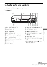 Preview for 77 page of Sony N900 - SLV - VCR Operating Instructions Manual