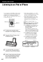 Предварительный просмотр 32 страницы Sony NAC-SV10i Operating Instructions Manual