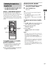 Предварительный просмотр 17 страницы Sony NAS-CZ1 M-Crew Operating Instructions Manual