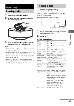 Предварительный просмотр 23 страницы Sony NAS-CZ1 M-Crew Operating Instructions Manual