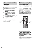 Предварительный просмотр 294 страницы Sony NAS-CZ1 M-Crew Operating Instructions Manual