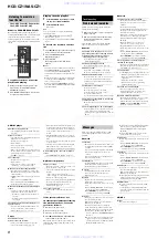 Предварительный просмотр 8 страницы Sony NAS-CZ1 M-Crew Service Manual