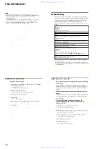 Предварительный просмотр 12 страницы Sony NAS-CZ1 M-Crew Service Manual