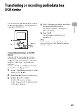 Предварительный просмотр 41 страницы Sony NAS-Z200DIR Operating Instructions Manual