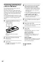 Preview for 42 page of Sony NAS-Z200DIR Operating Instructions Manual