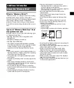 Preview for 11 page of Sony NAV-U NV-U52 Quick Start Manual