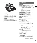 Preview for 13 page of Sony NAV-U NV-U52 Quick Start Manual