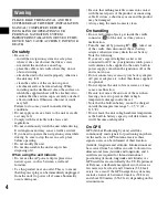 Preview for 4 page of Sony NAV-U NV-U71T Quick Start Manual