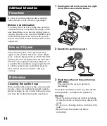 Preview for 14 page of Sony NAV-U NV-U71T Quick Start Manual