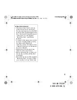 Preview for 5 page of Sony NAV-U NV-U81 Quick Start Manual