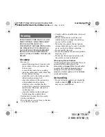 Preview for 6 page of Sony NAV-U NV-U81 Quick Start Manual