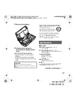 Preview for 27 page of Sony NAV-U NV-U81 Quick Start Manual