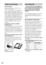 Preview for 12 page of Sony NET MD MDS-JB980 Operating Instructions Manual