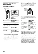 Preview for 20 page of Sony Network Walkman NW-E403 Operating Instructions Manual