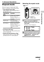 Preview for 21 page of Sony Network Walkman NW-E403 Operating Instructions Manual