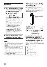 Preview for 22 page of Sony Network Walkman NW-E403 Operating Instructions Manual