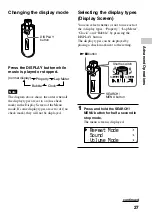 Preview for 27 page of Sony Network Walkman NW-E403 Operating Instructions Manual