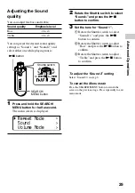 Preview for 29 page of Sony Network Walkman NW-E403 Operating Instructions Manual