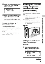 Preview for 33 page of Sony Network Walkman NW-E403 Operating Instructions Manual