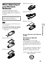 Preview for 41 page of Sony Network Walkman NW-E403 Operating Instructions Manual