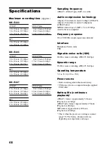 Preview for 48 page of Sony Network Walkman NW-E403 Operating Instructions Manual